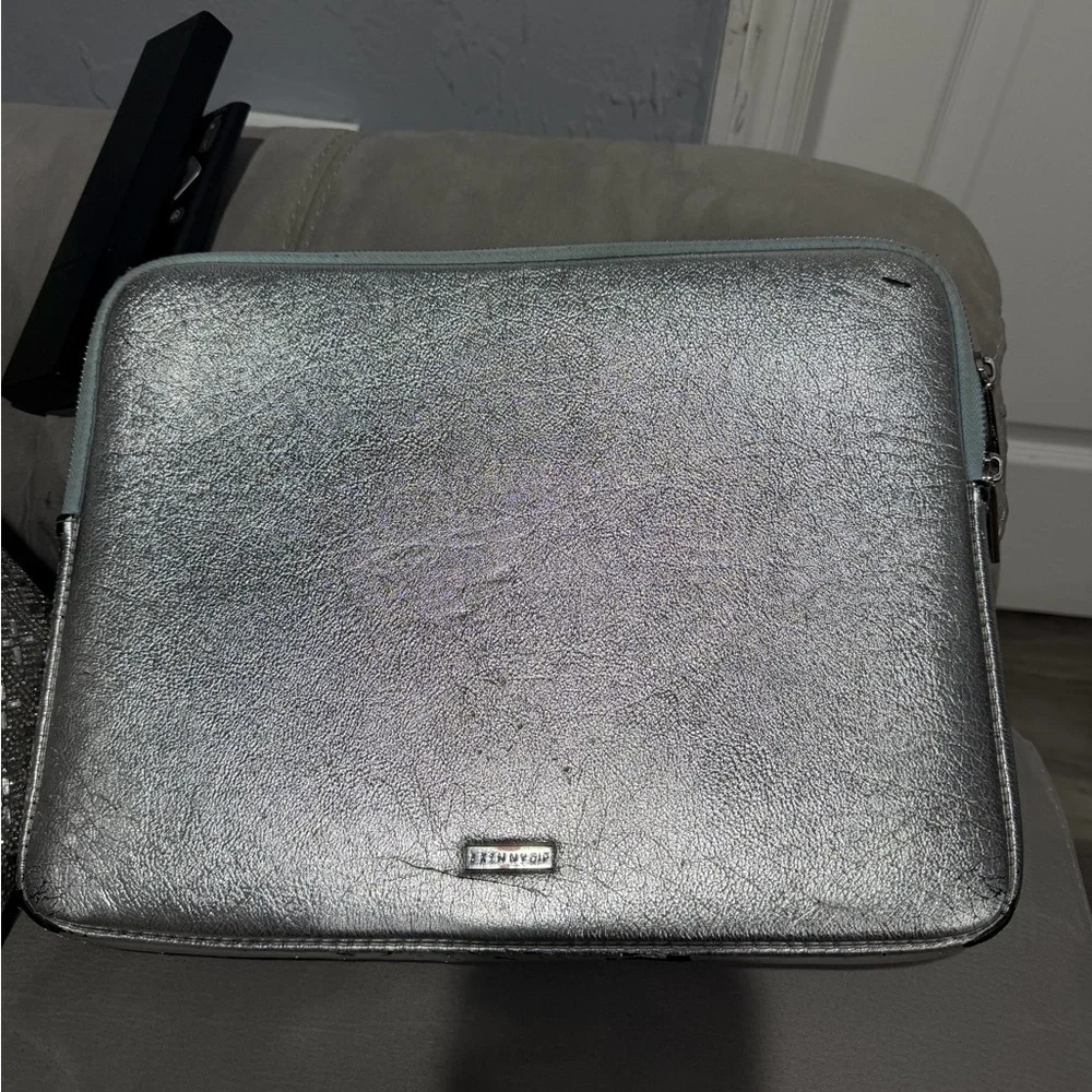 Skinny dip London Silver Sequin laptop Case